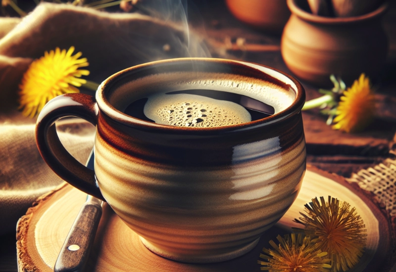 Dandelion Root Coffee Cup