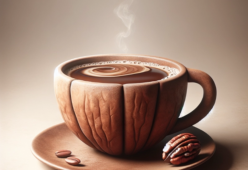 Pecan coffee cup