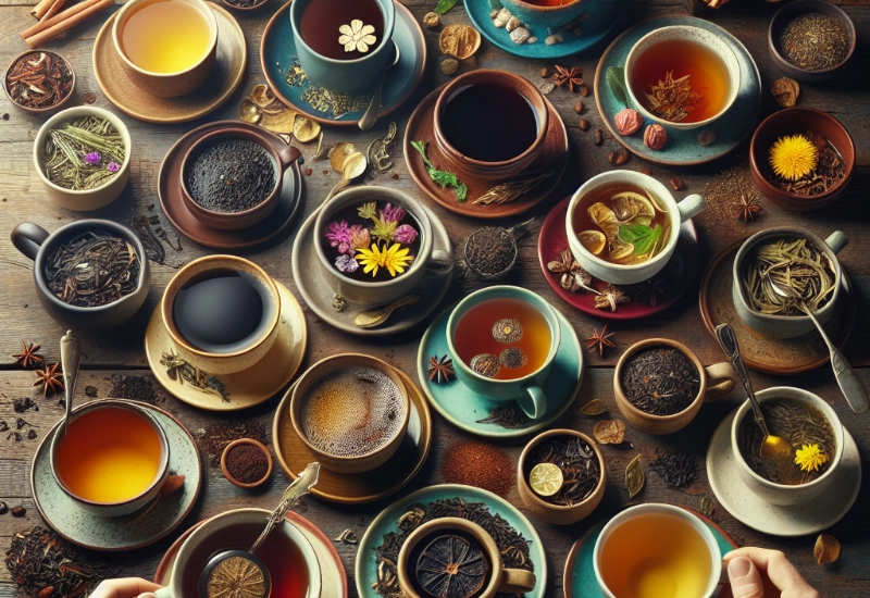 Cups of Teas Substitutes for Coffee