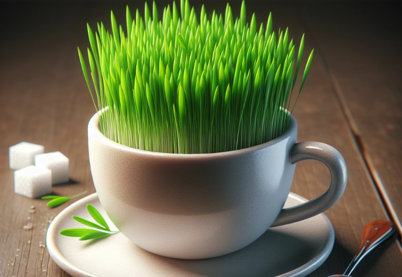 Wheat Grass Coffee Cup